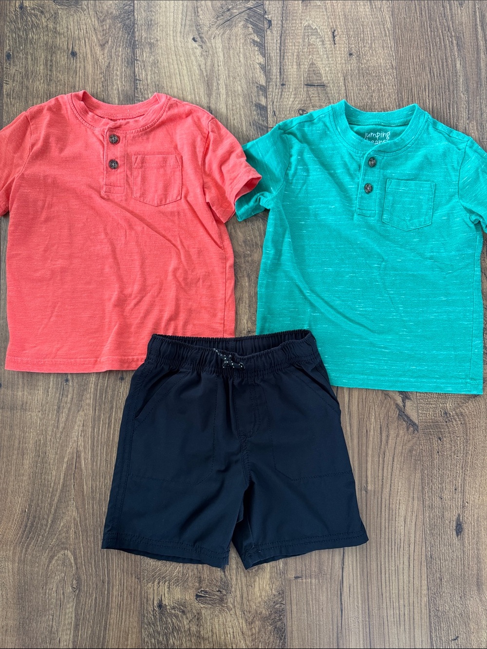 Bundle of toddler boy 3T summer shirts, shorts